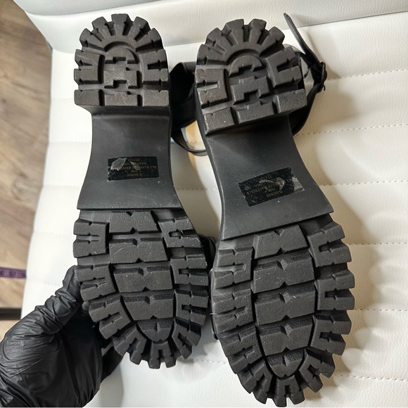 💝Madden Girl G-Sense Black Platform Sandals Women's Size 10 - Picture 7 of 8